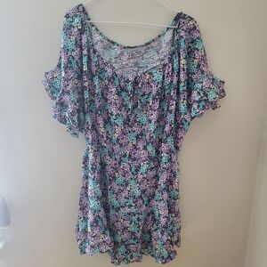 White Birch Romper Size 1X Nwot